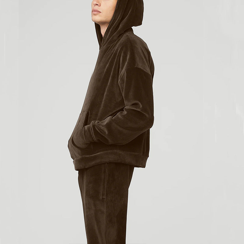 BRAVDEN — Men's Plush Knit Set with Sweater and Pants
