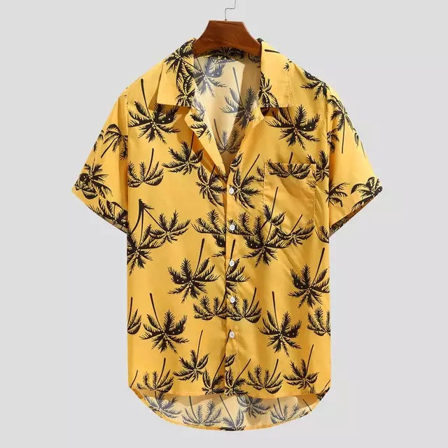 ORAN — Men's Printed Vacation Shirt with Relaxed Fit