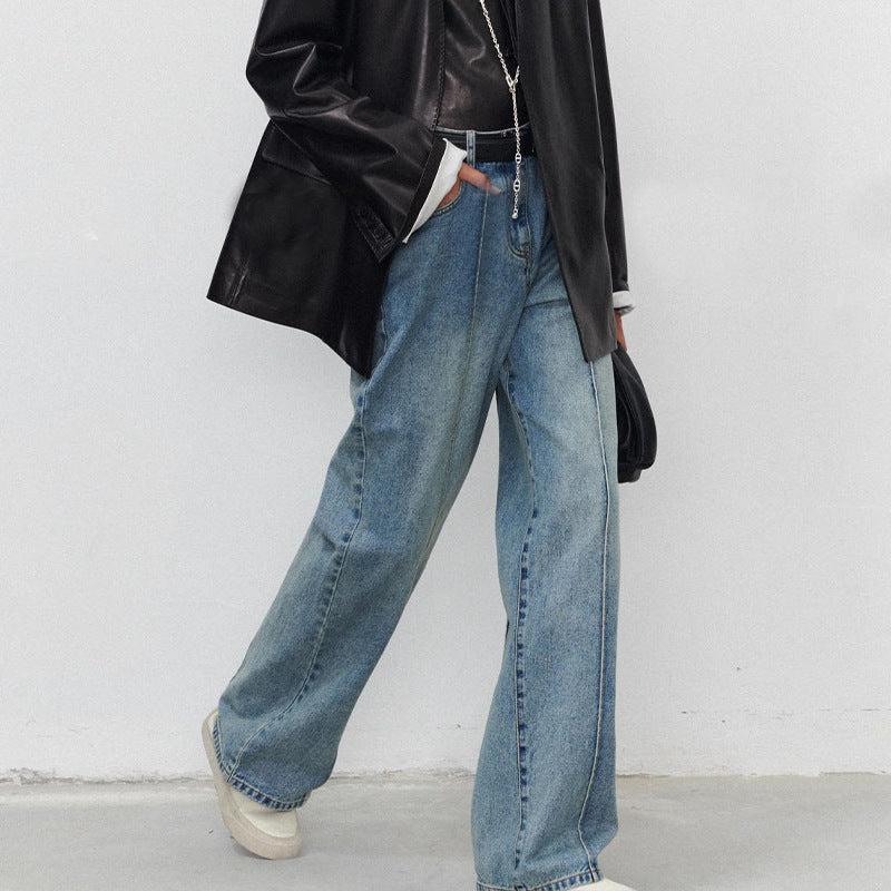 BRIXEN — Women's Straight-Leg Denim Jeans with Clean Wash