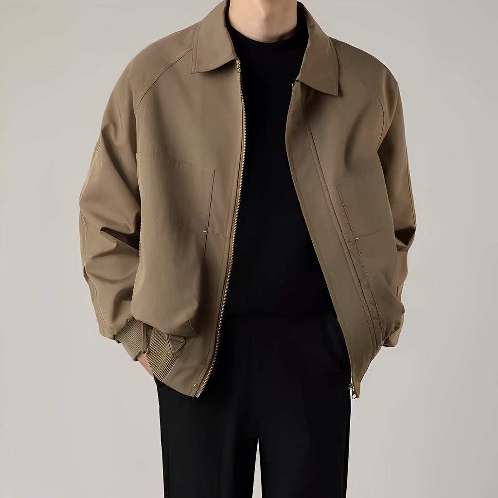 SOLOS — Men's Minimal Bomber Jacket for Everyday Wear