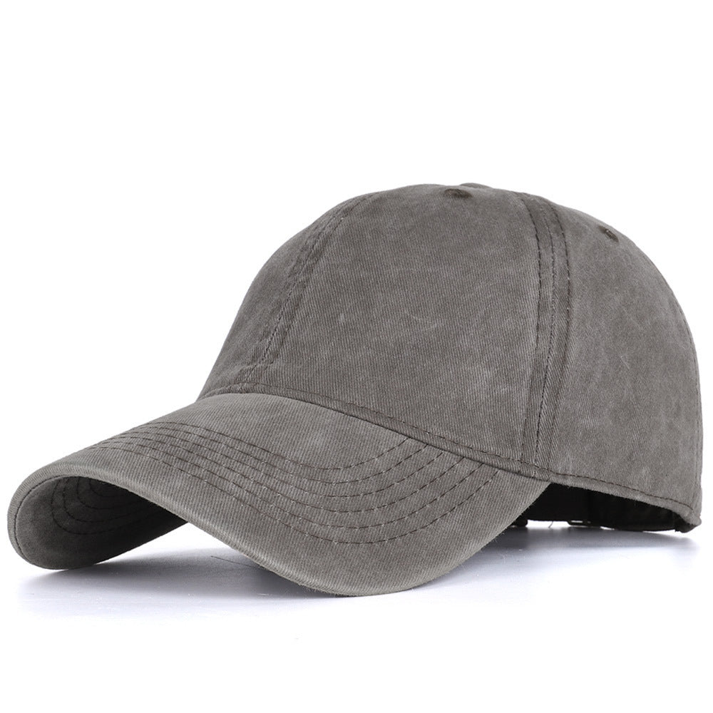 ZEVVEN — Distressed Cotton Baseball Cap in Vintage Wash