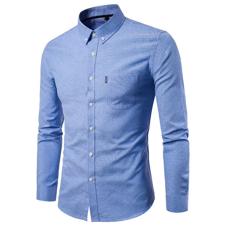 XAVOR — Men's Button-Up Shirt with Clean Daily Finish