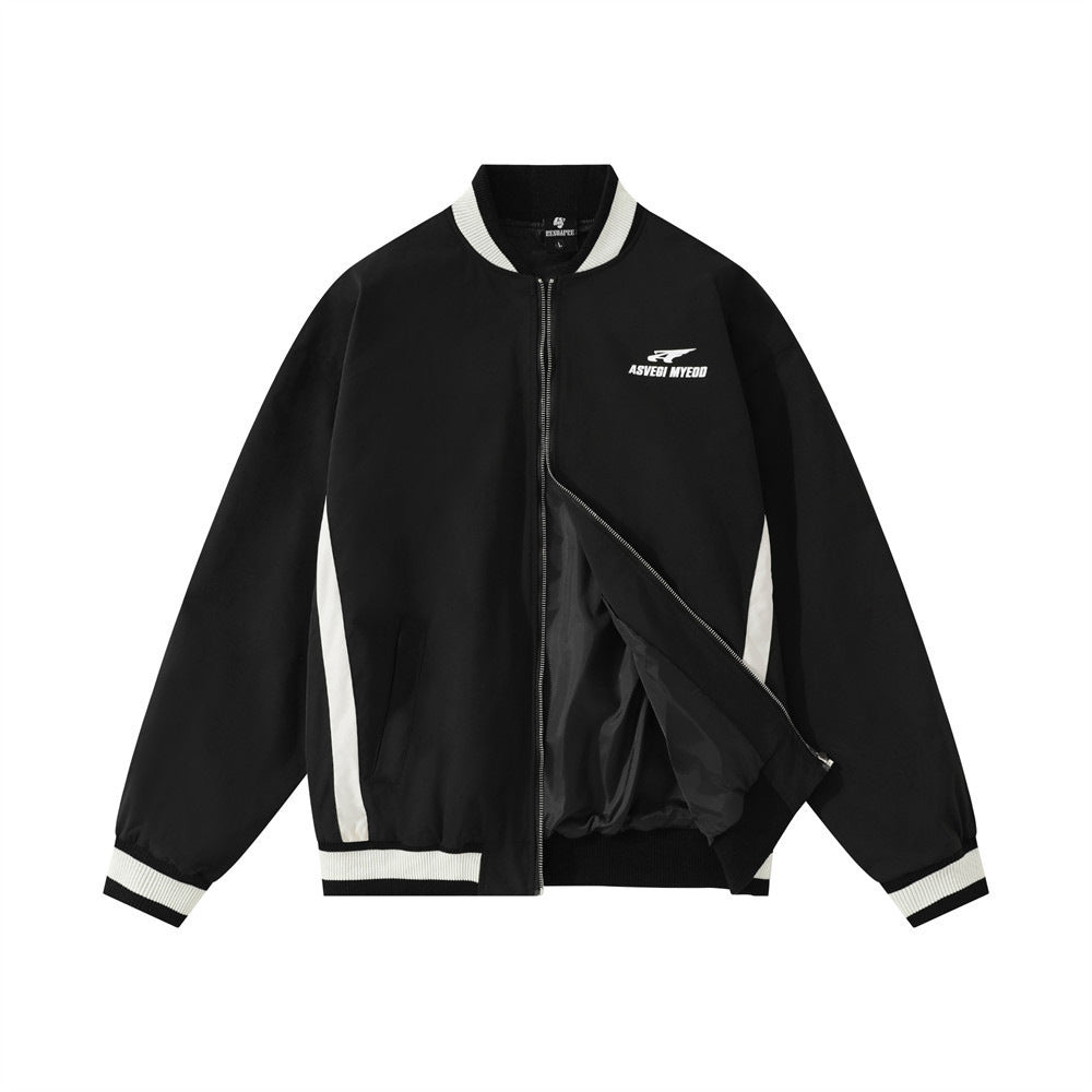 BRAVELL — Color-Block Varsity Jacket with Clean Street Fit