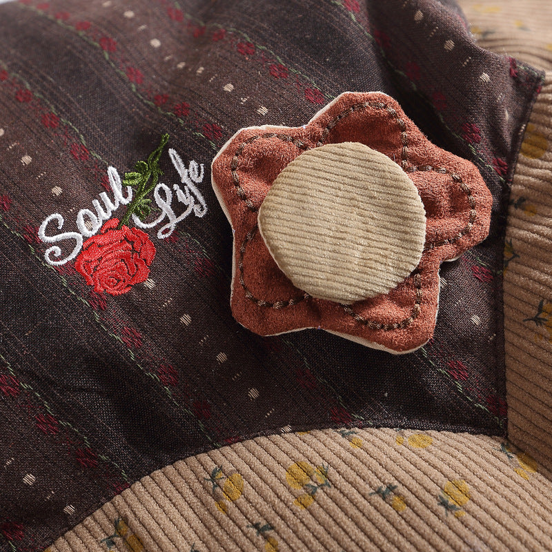 VALELL — Relaxed Corduroy Puffer Jacket for Cold Weather