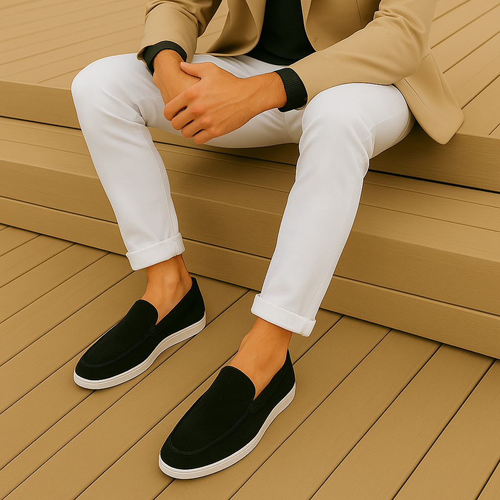 VALAR — Men's Suede Loafers with Soft Italian Finish