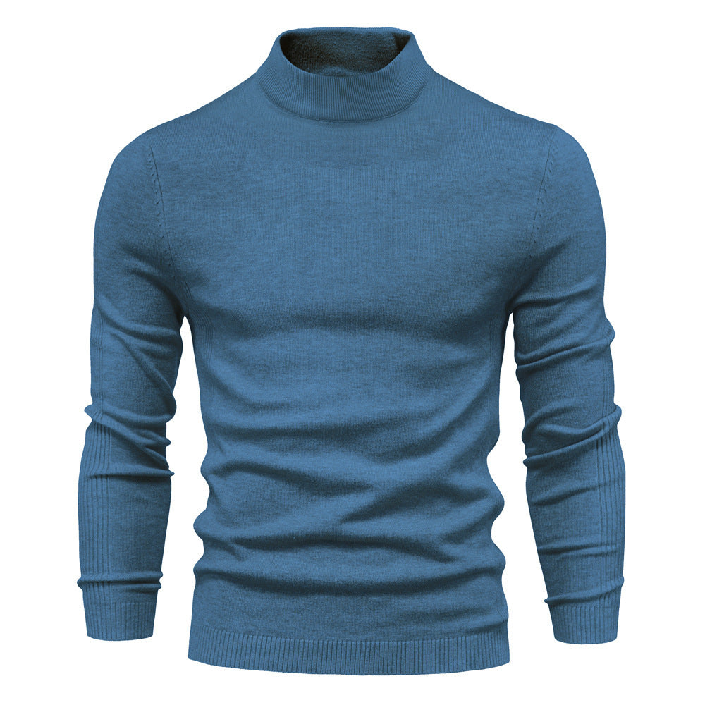 KORIA — Geometric Color-Block Knit Sweater Pullover