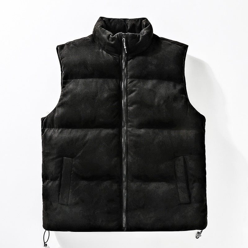 COVIA — Quilted Stand Collar Puffer Vest for Daily Wear