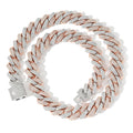 DAXIRA — Rose Gold Zircon Clavicle Necklace with Clean Shine