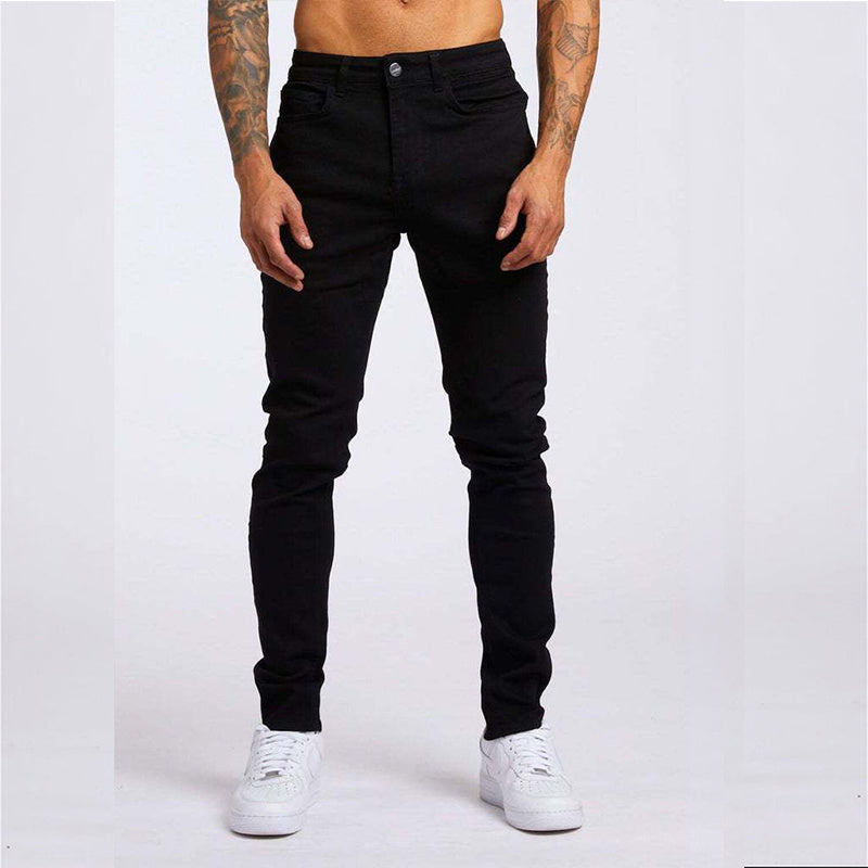 BRAVEN — Men's Slim-Fit Denim Jeans with Clean Wash