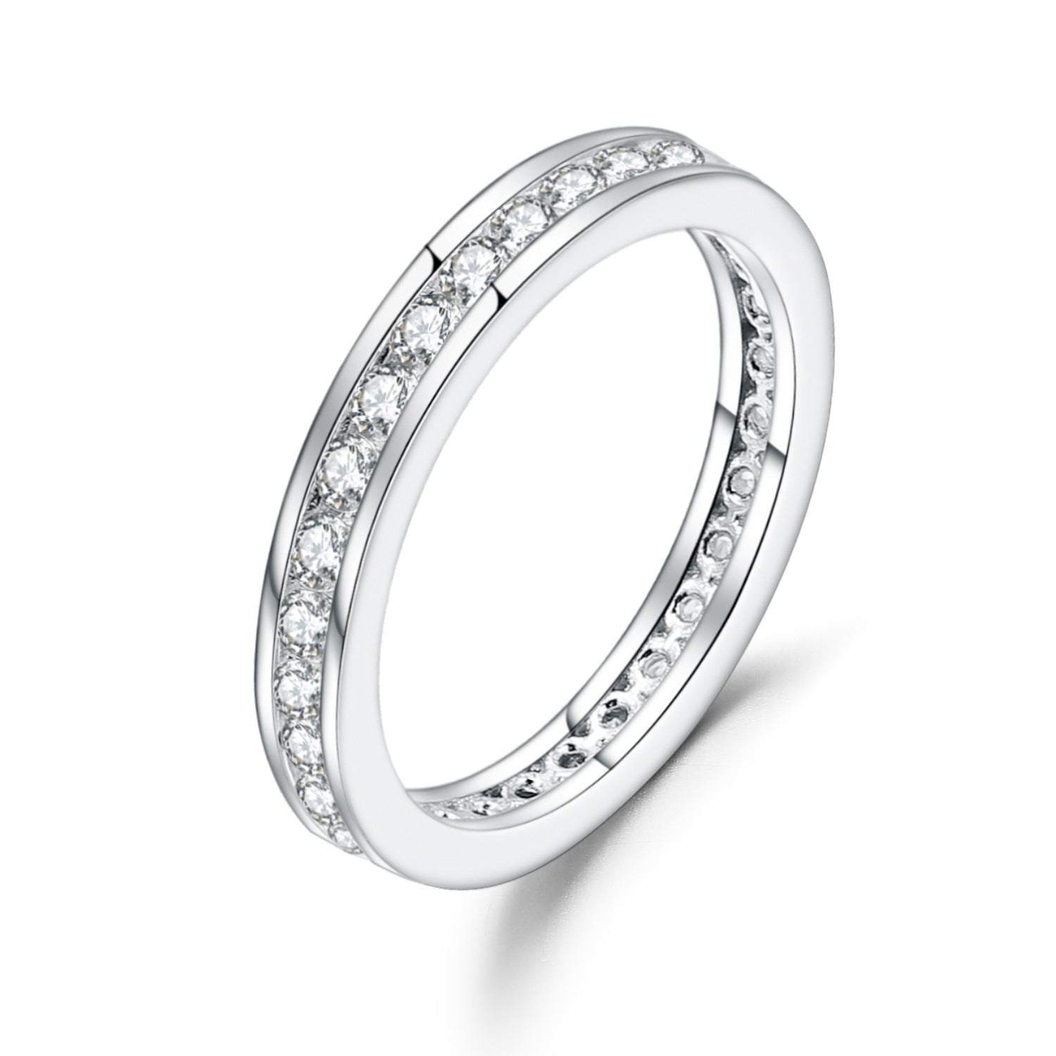 SORIRA — Full Eternity Moissanite Ring in 925 Silver