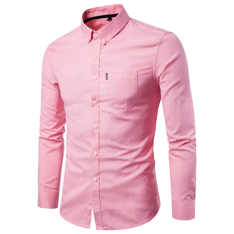 XAVOR — Men's Button-Up Shirt with Clean Daily Finish