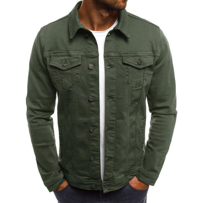 ZEVAEL — Cropped Denim Jacket with Clean Street Detail
