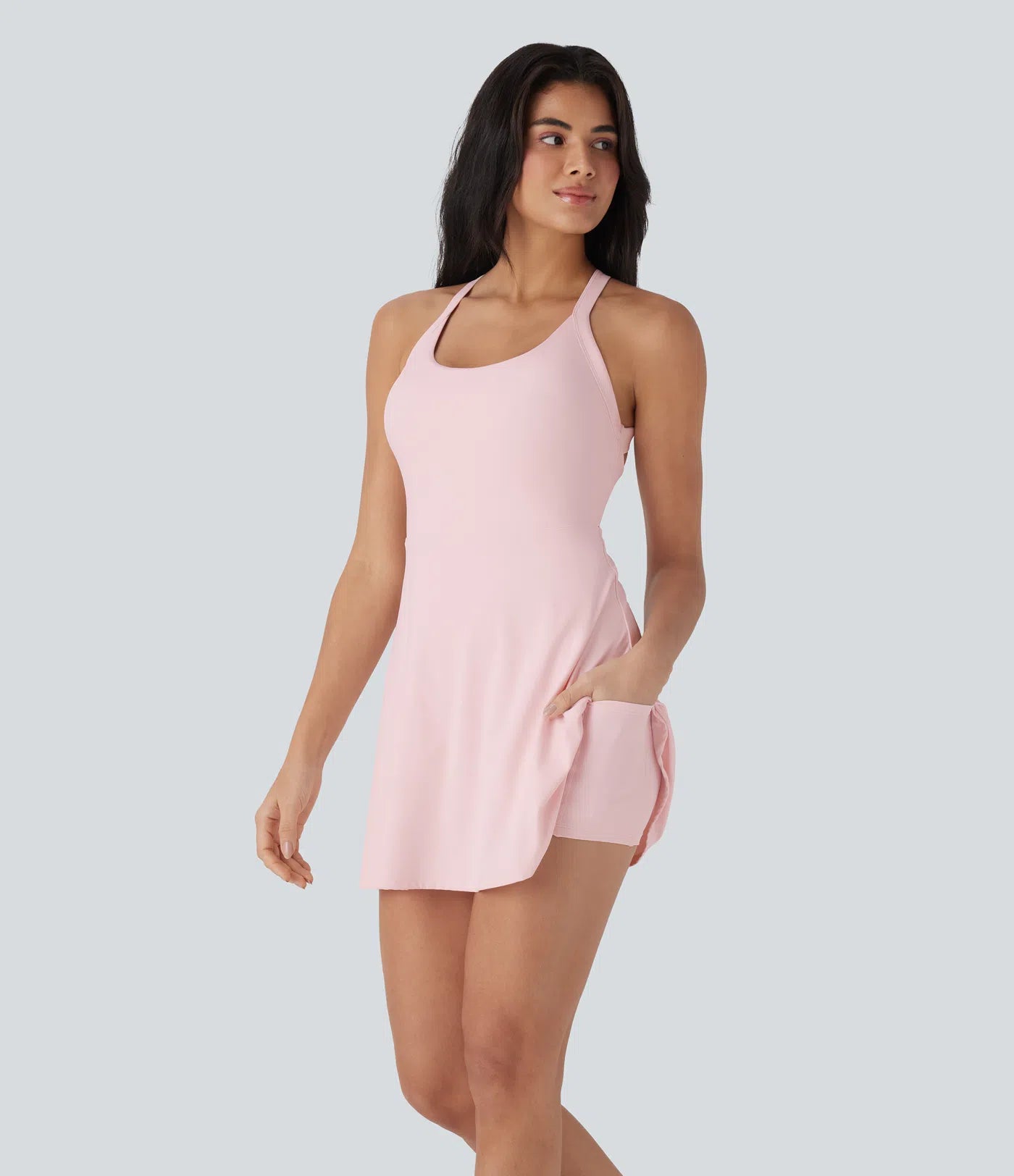RAEINN — Women's Elegant Dress with Clean AURA Drape