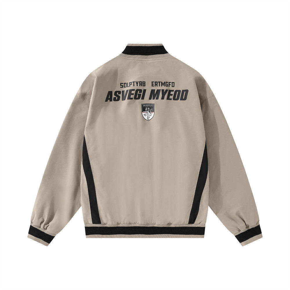 BRAVELL — Color-Block Varsity Jacket with Clean Street Fit