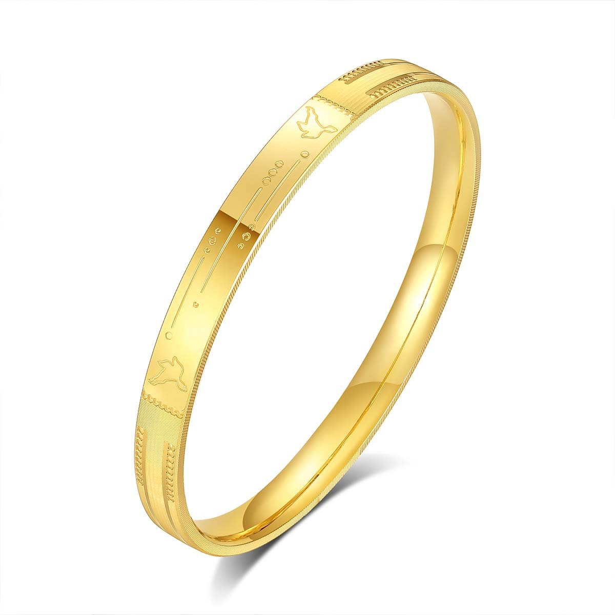 FENAEL — 999 Silver Swallow Cuff Bracelet for Women