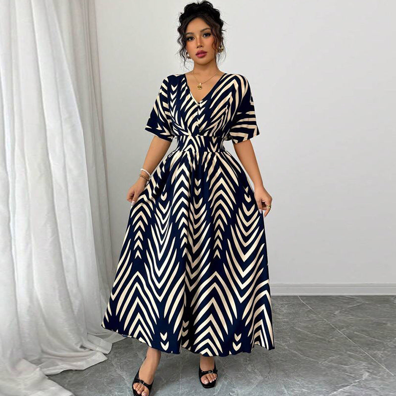LORARA — Women's Elegant Dress with Clean AURA Drape