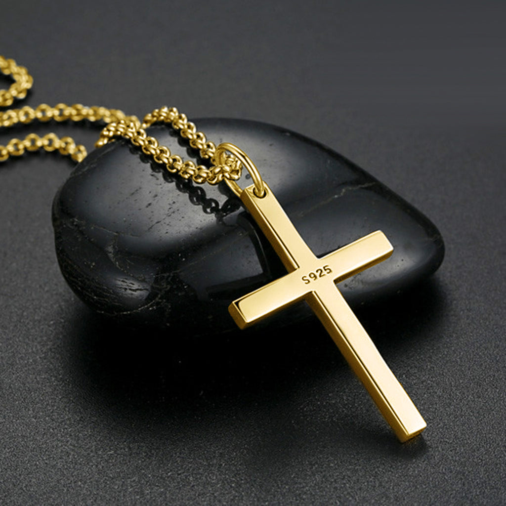 VALORA — Sterling Silver Cross Pendant Necklace Gift