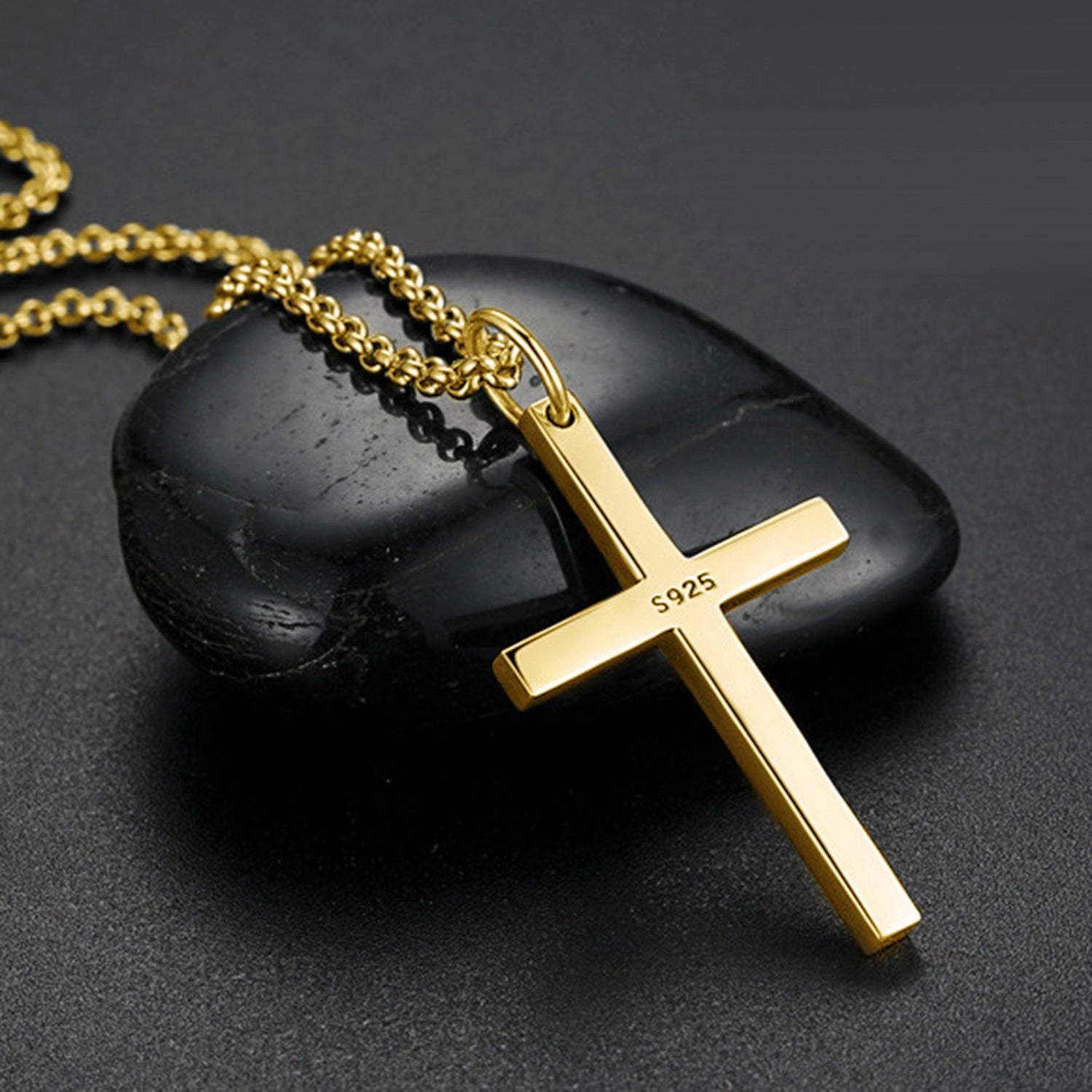 VALORA — Sterling Silver Cross Pendant Necklace Gift