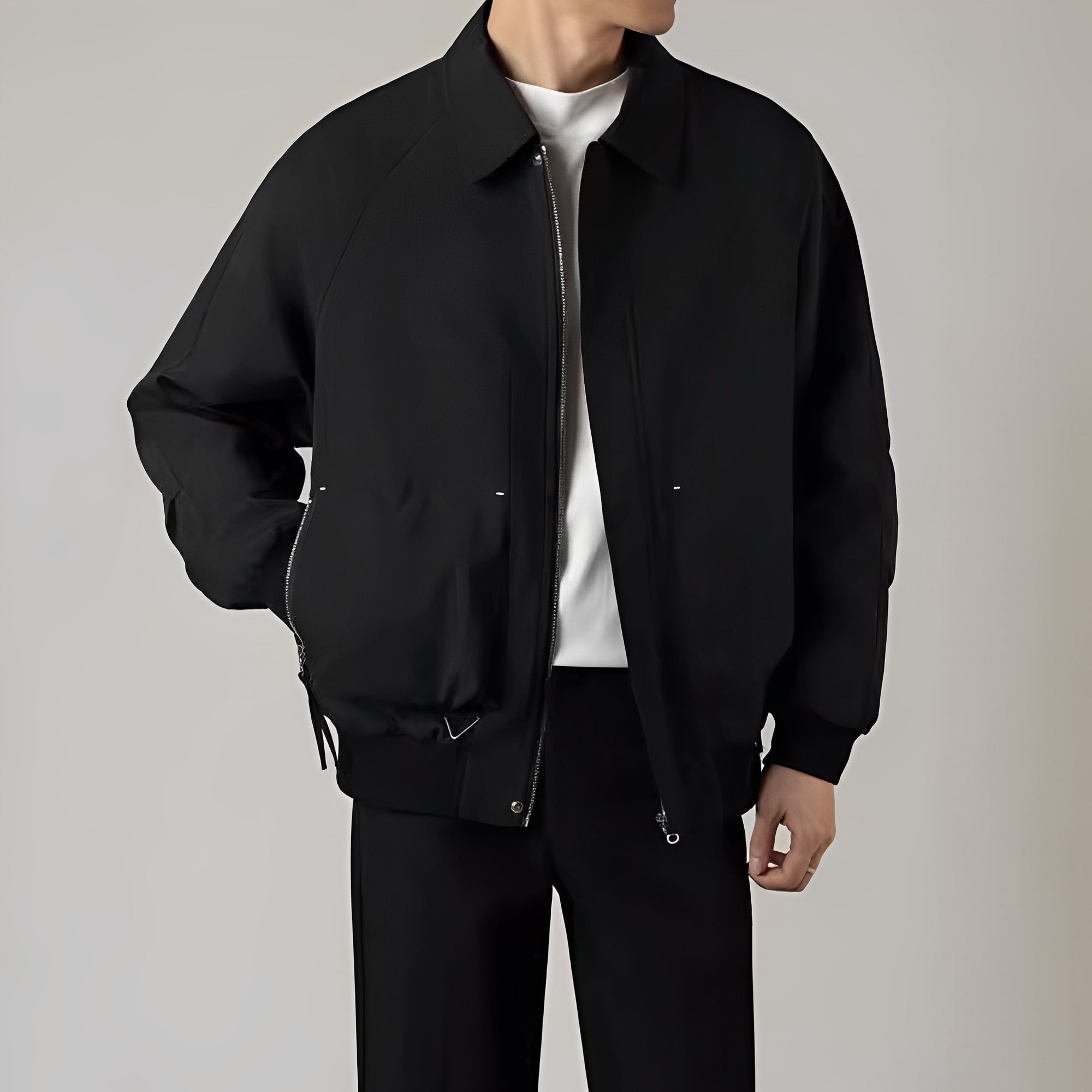 SOLOS — Men's Minimal Bomber Jacket for Everyday Wear