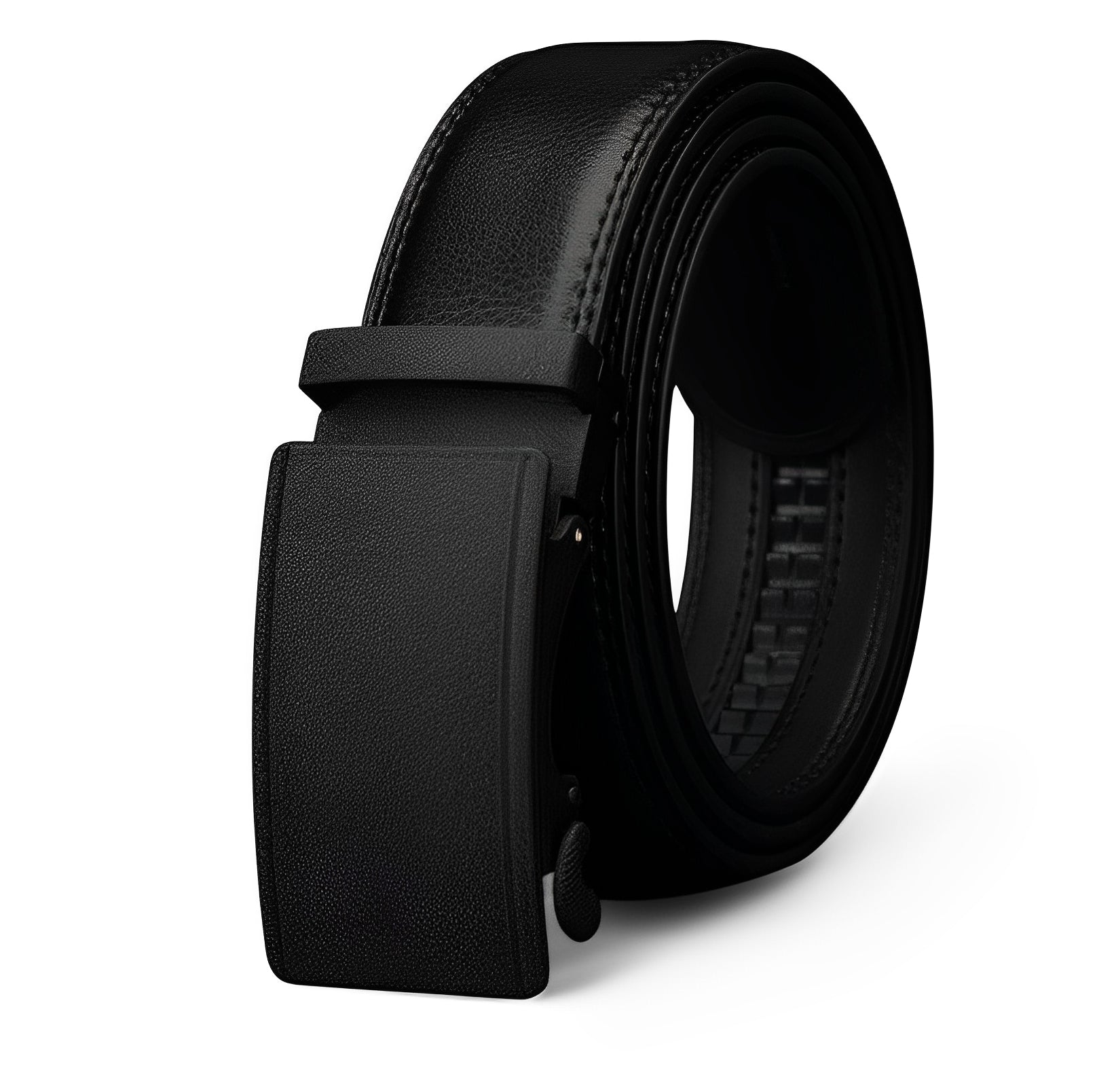 CELAN — Men's Cowhide Ratchet Belt with Clean Buckle