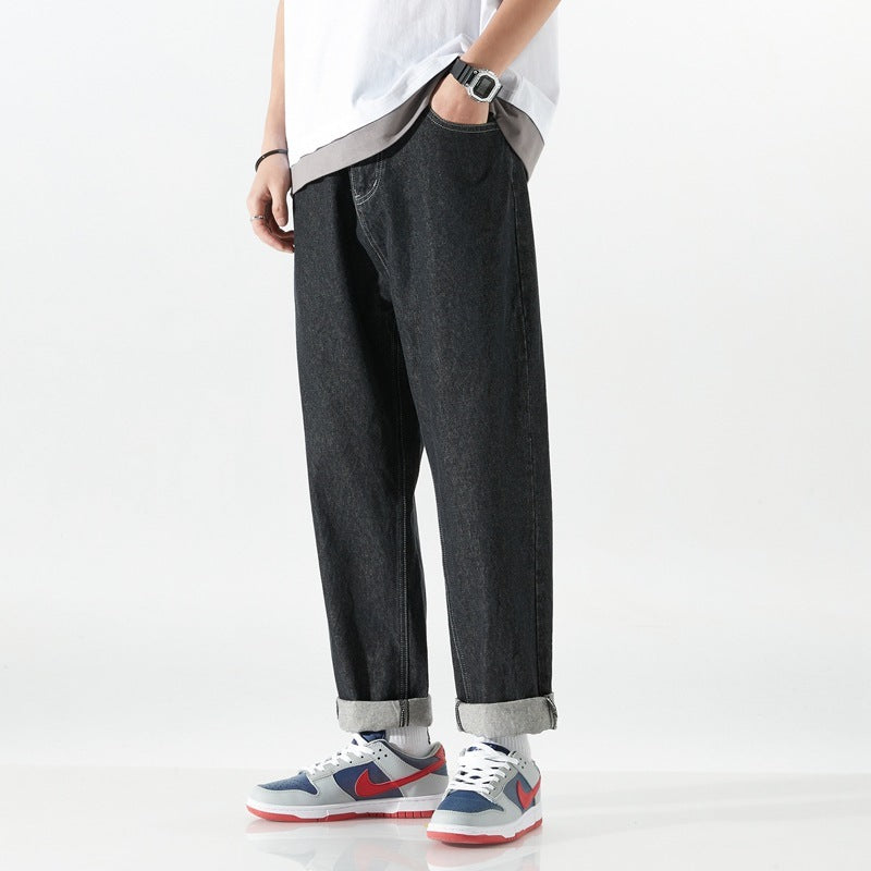 FENOR — Men's Relaxed Straight-Leg Jeans in Vintage Wash