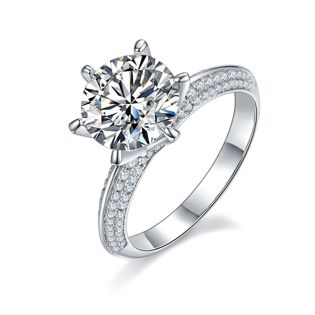 NEXOR — 3 Carat Moissanite Ring in Solid 925 Silver