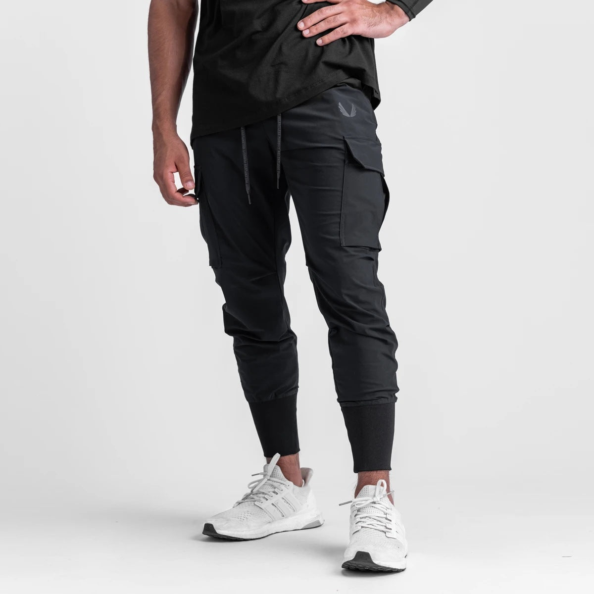 DRAIN — Quick-Dry Stretch Running Pants with Tapered Fit