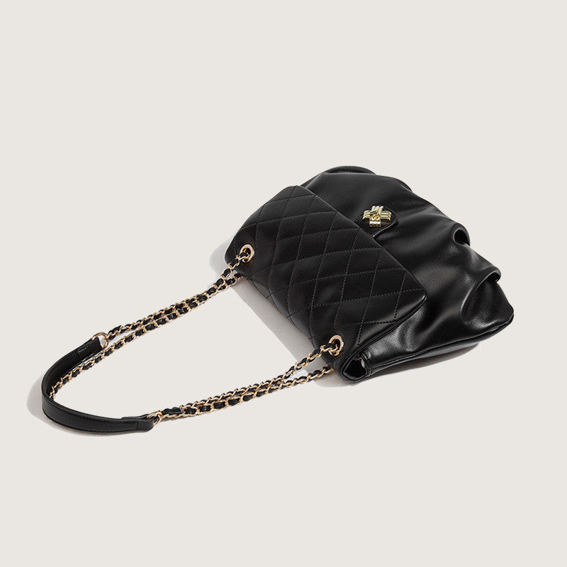 SENDEN — Elegant Chain Shoulder Handbag for Women with Sharp Detail