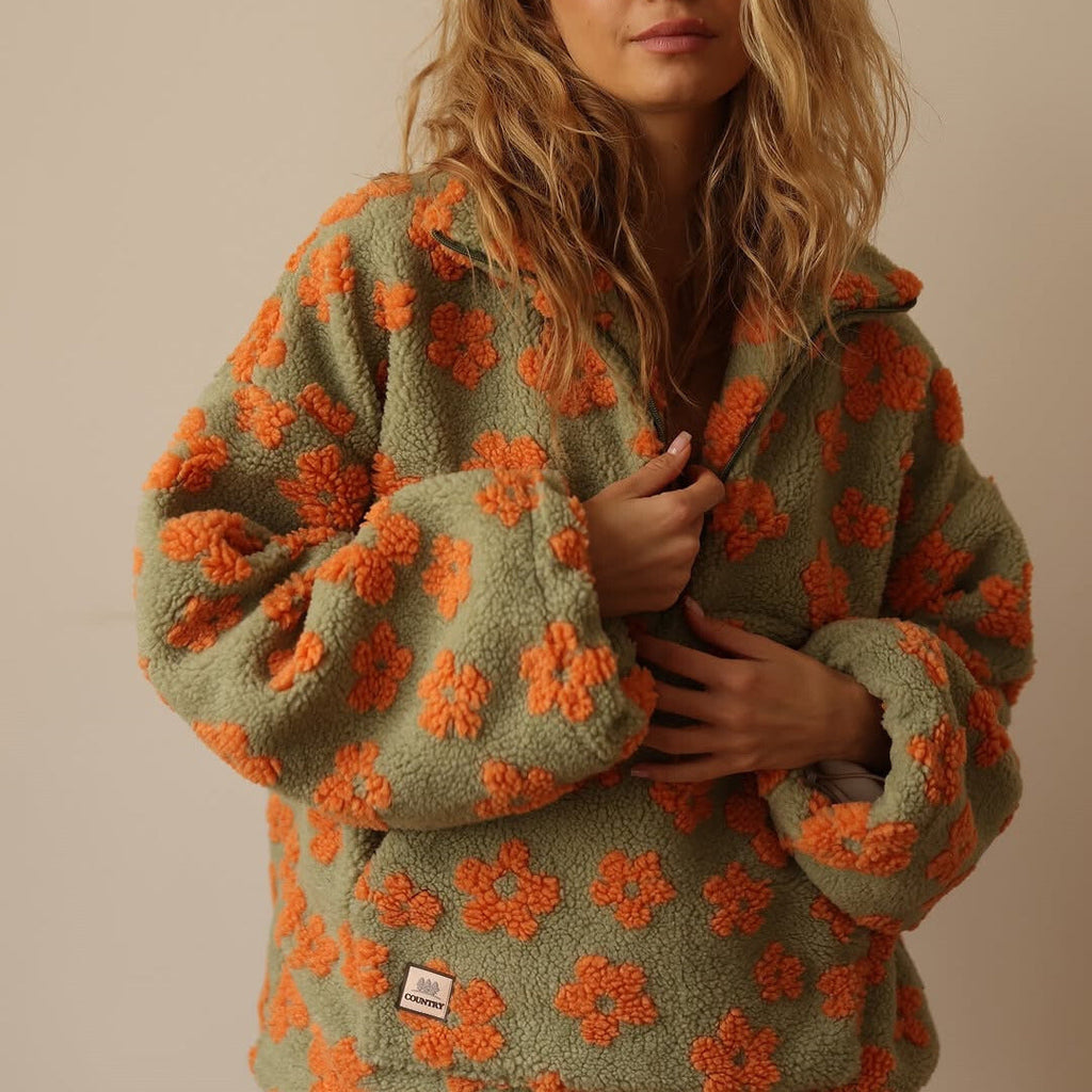 MORION — Bohemian Fleece Sweater for Cozy Days for Polished Warmth