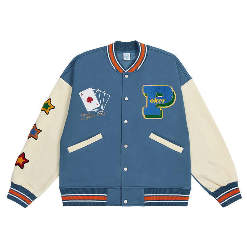 VANIS — Retro Varsity Jacket with Statement Patches