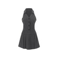 BRIXON — Pleated Maxi Dress with Feminine Movement