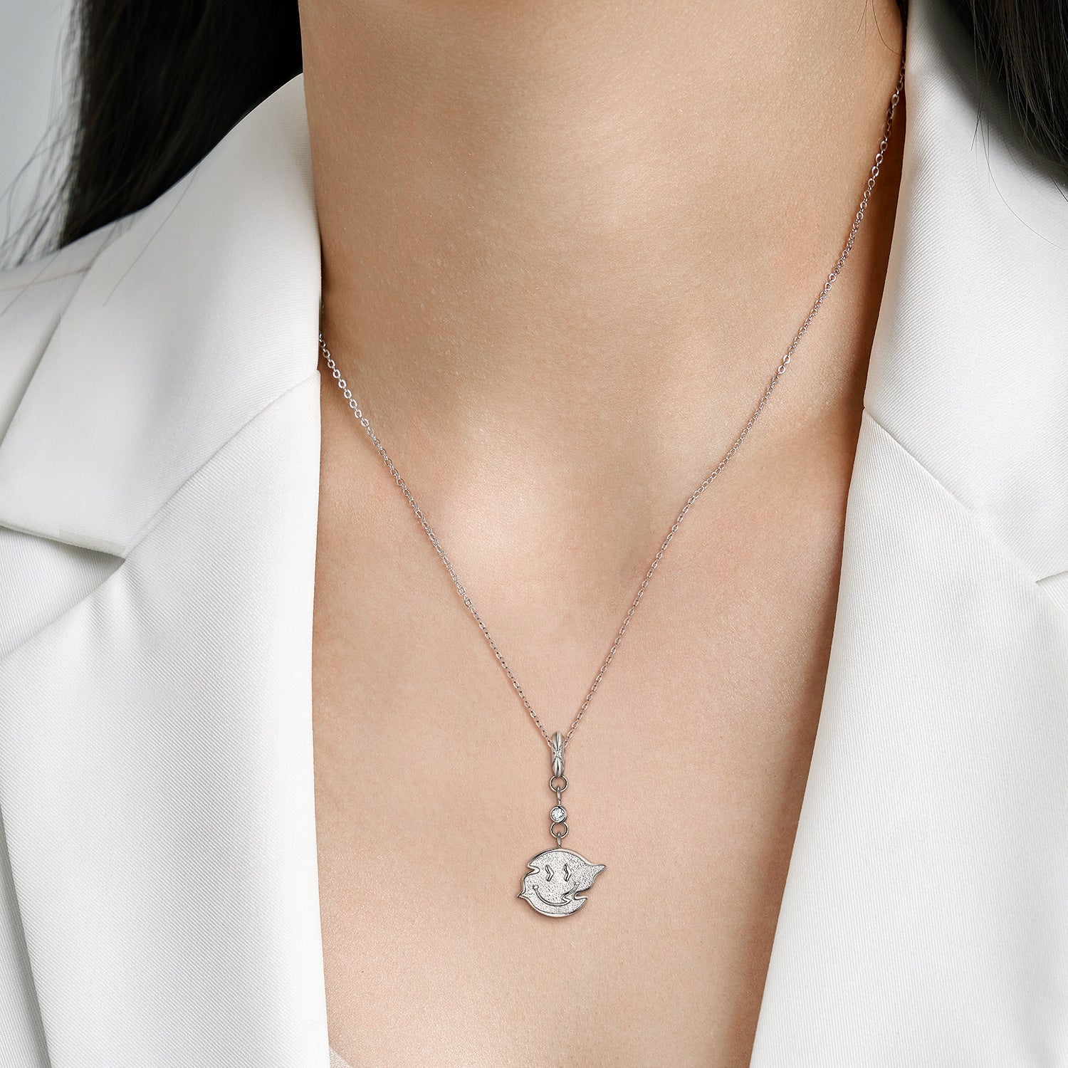 BRIXVEN — Twisted S925 Silver Pendant Necklace Set
