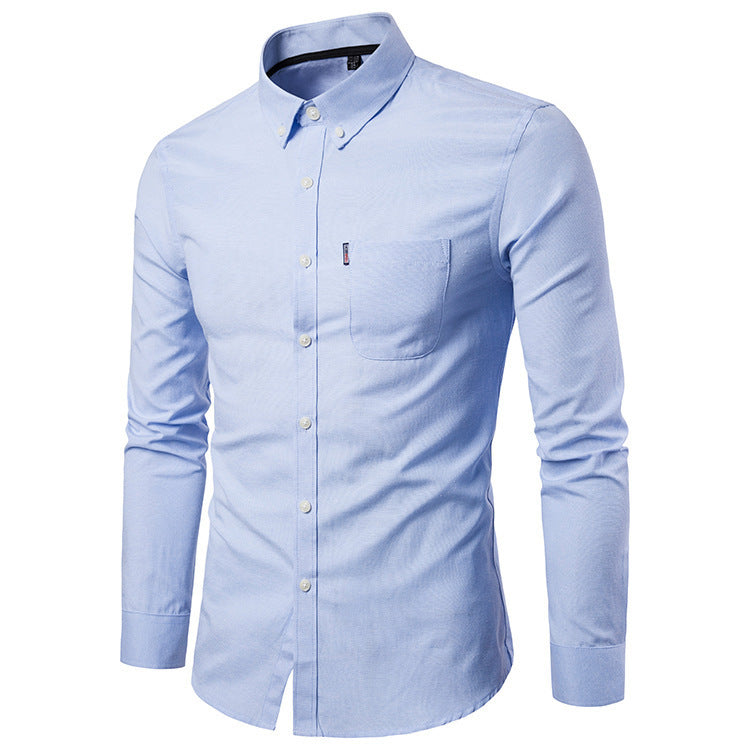 XAVOR — Men's Button-Up Shirt with Clean Daily Finish