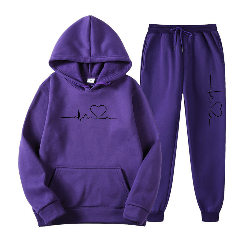 ORORA — Women's Hoodie and Jogger Tracksuit Set with Sharp Detail