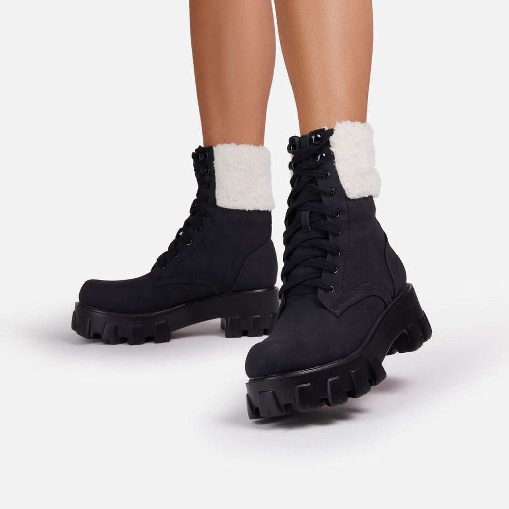 ELYAEL — Lace-Up Winter Boots with Warm Lining for Cold Days