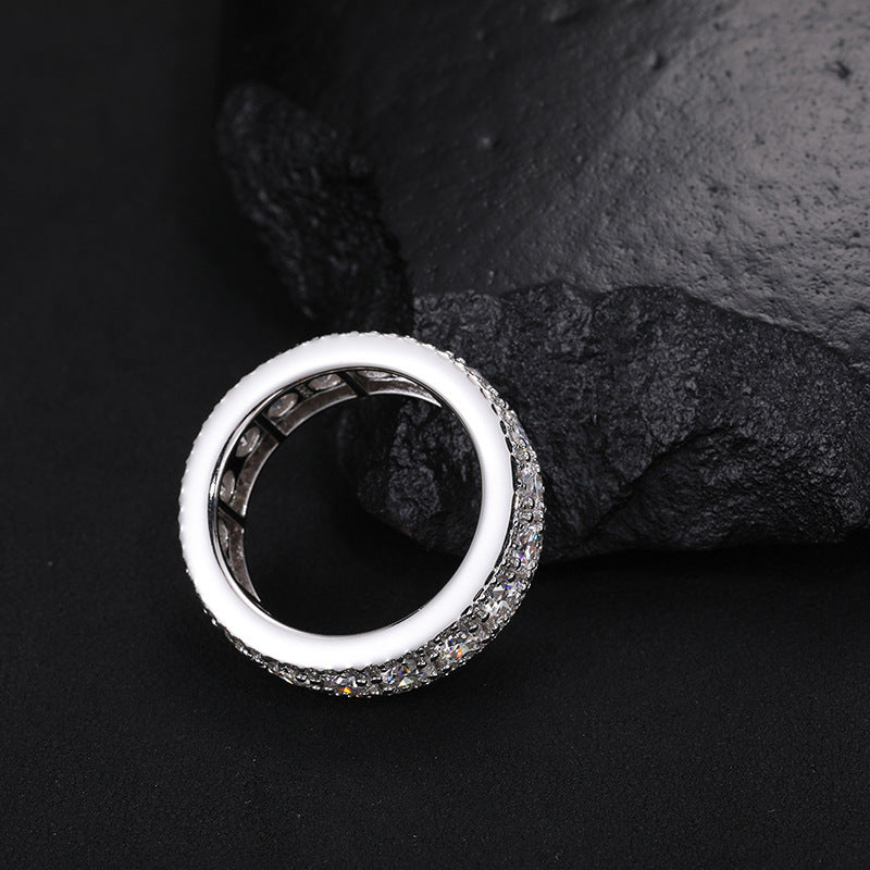 CENA — Moissanite Statement Ring for Men in 925 Silver