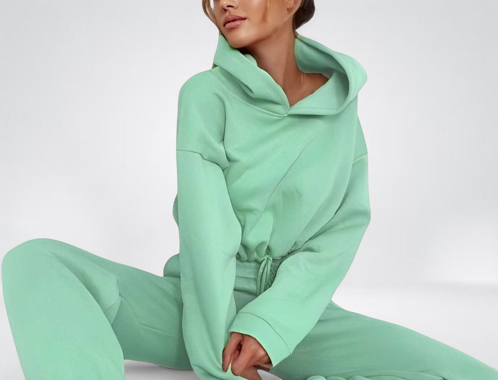 SORIN — Women's Cropped Tracksuit Set with Joggers