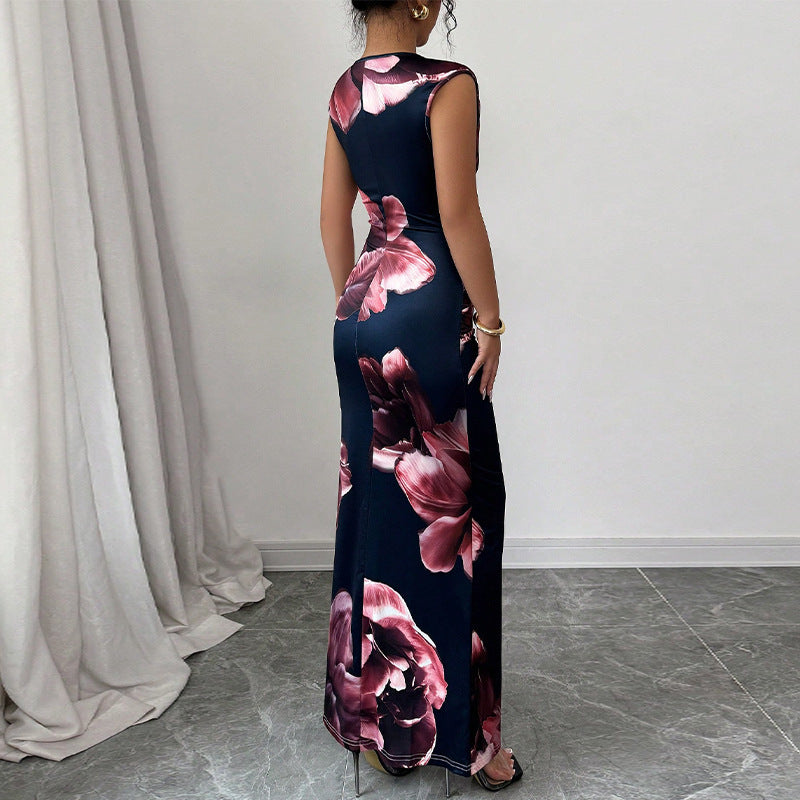 EVINN — Women's Elegant Dress with Clean AURA Drape