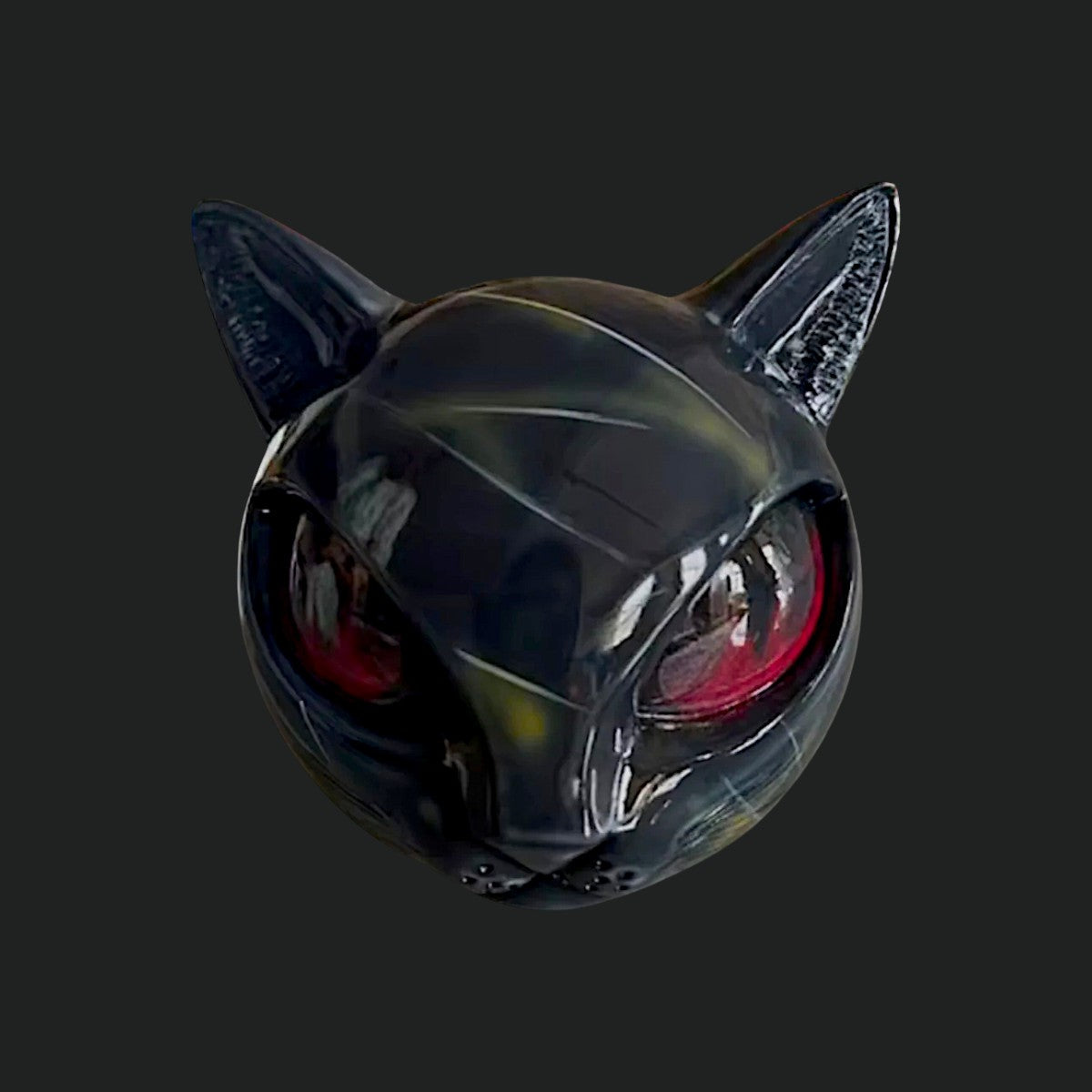 ZANVEN — Black Cat Sculpture Decor with Matte Finish