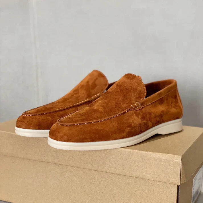 COROR — Men's Suede Loafers with Soft Italian Finish