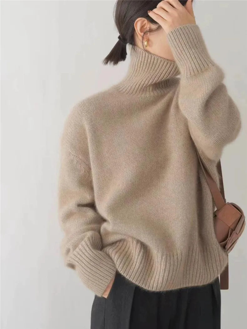 AXARA — Soft Knit Sweater with Relaxed Elevated Fit