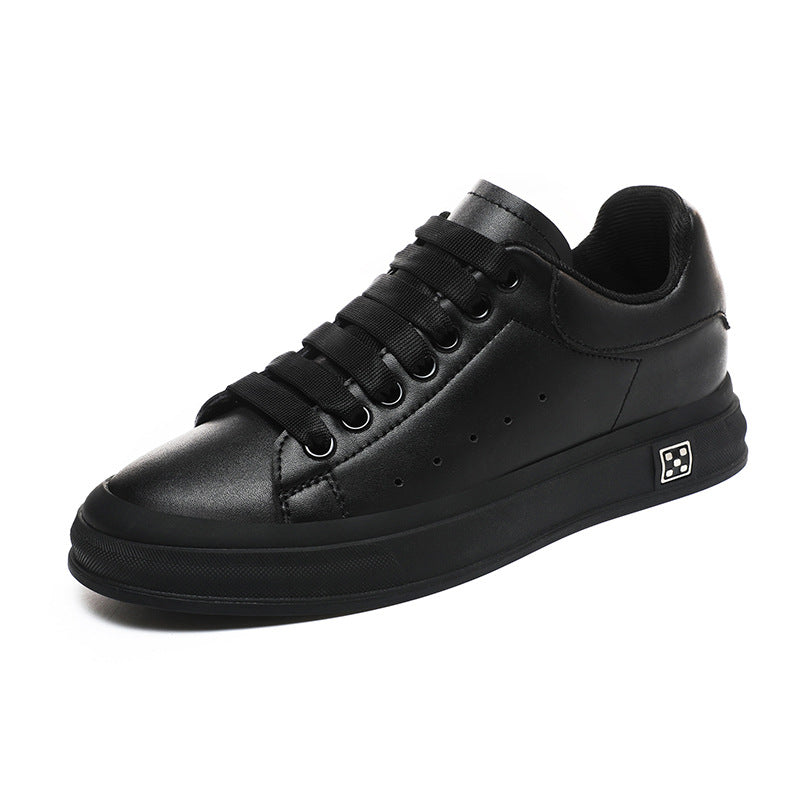 NOVEON — Men's White Low-Top Casual Street Sneakers