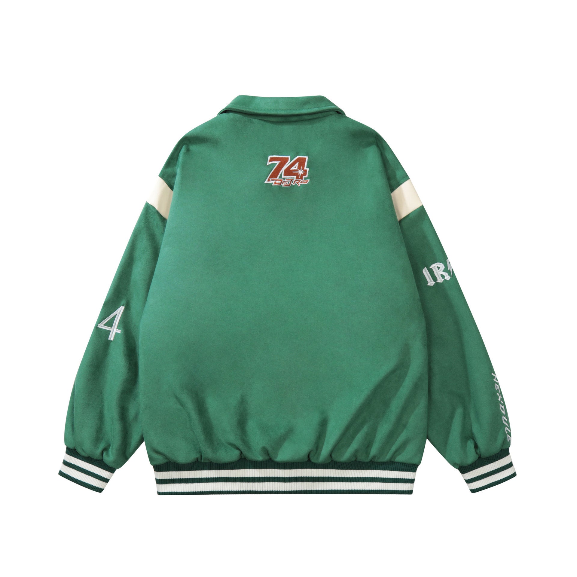 ROVEON — Men's Varsity Letterman Jacket with Embroidery