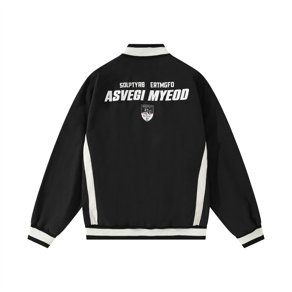 BRAVELL — Color-Block Varsity Jacket with Clean Street Fit