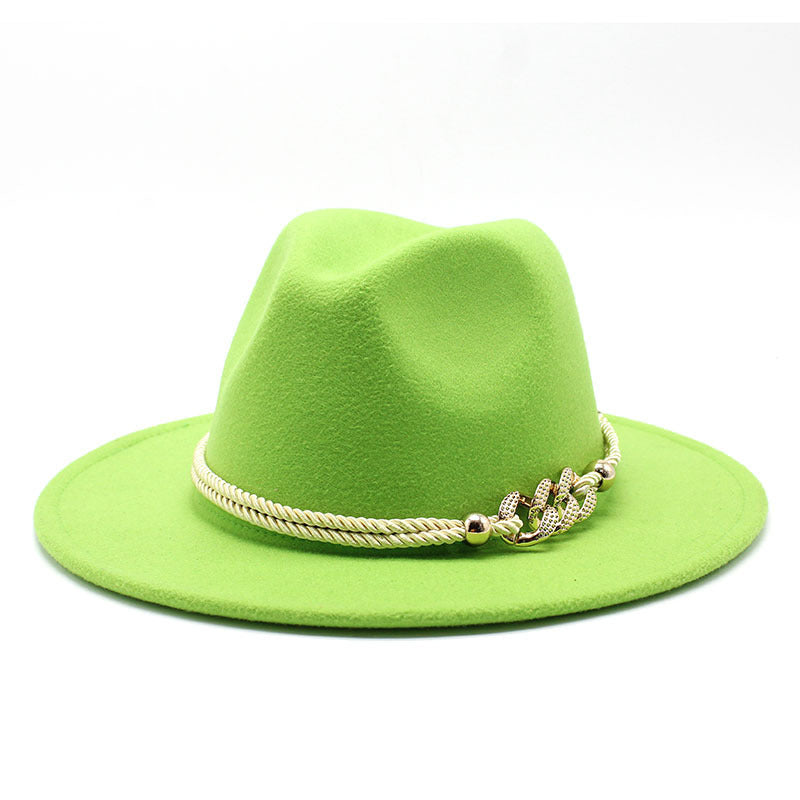 KYRA — Vintage Fedora Hat with Elevated AURA Finish