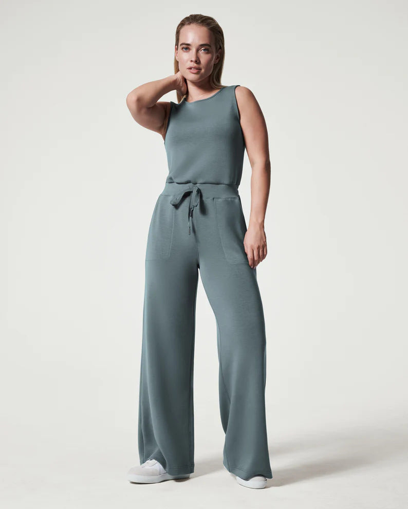 VEXRA — Women's Tailored Jumpsuit with Clean Drape