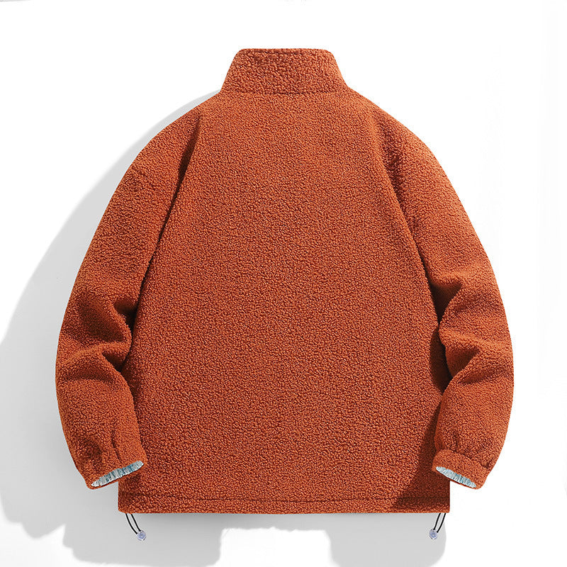 ZANOR — Men's Lambswool Fleece Jacket for Outdoor Warmth