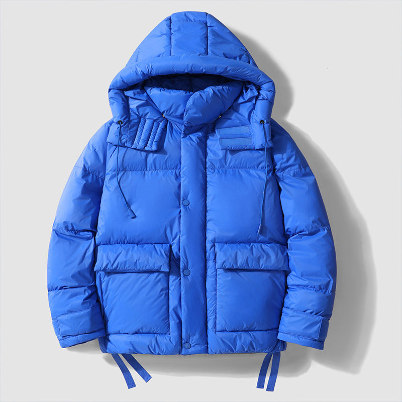 MIREON — Men's Fleece-Lined Puffer Jacket for Cold Days
