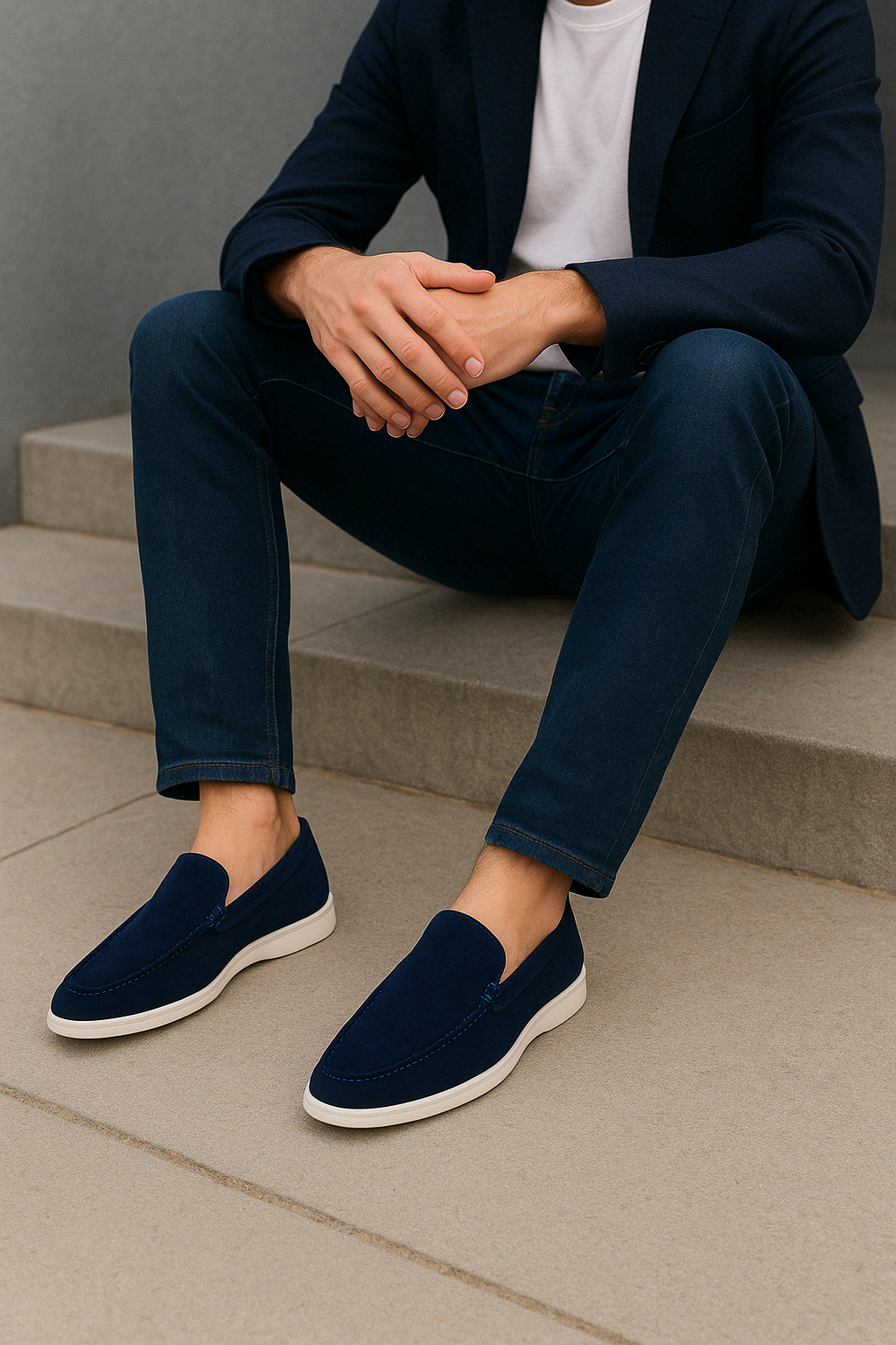 COROR — Men's Suede Loafers with Soft Italian Finish