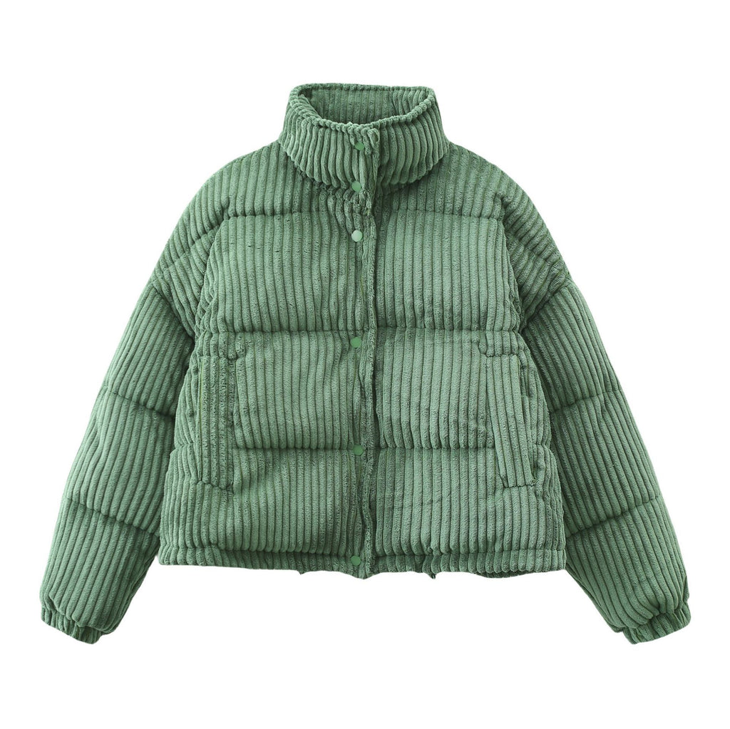 CELA — Relaxed Corduroy Puffer Jacket for Cold Weather
